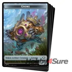 Presale Gnome Token (011) X4 M/NM Magic MTG Edge Of Eternities Commander - Image 1