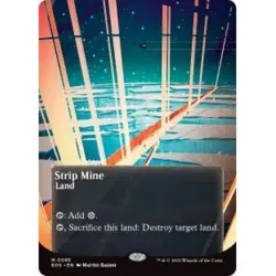 Presale Strip Mine (085) (borderless) MTG Edge Of Eternities: Stellar Sights - Image 1