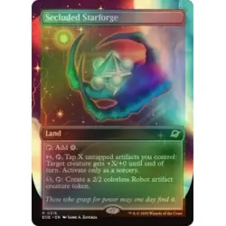 Foil Presale Secluded Starforge (borderless) X4 M/NM MTG Edge Of Eternities - Image 1