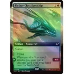 Foil Presale Sledge-class Seedship (extended Art) X4 M/NM MTG Edge Of Eternities - Image 1