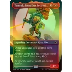 Foil Presale Tannuk, Steadfast Second (borderless) M/NM MTG Edge Of Eternities - Image 1
