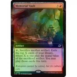 Foil Presale Memorial Vault (extended Art) X4 M/NM Magic MTG Edge Of Eternities - Image 1