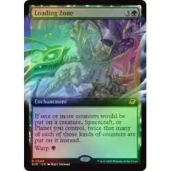 Foil Presale Loading Zone (extended Art) X4 M/NM Magic MTG Edge Of Eternities - Image 1
