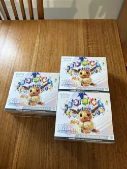 🚨3x Sealed PRISMATIC EVOLUTIONS Pokemon Center Exclusive ETB Elite Trainer Box - Image 1