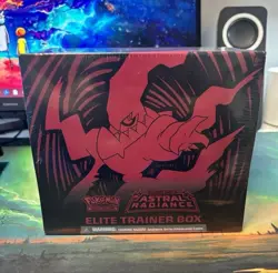Astral Radiance ETB Elite Trainer Box Pokemon TCG Sword & Shield Factory Sealed - Image 1