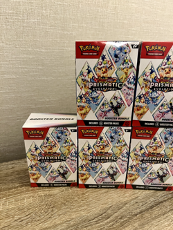 6 x Pokemon TCG Scarlet & Violet Prismatic Evolutions Booster Bundle ✅ SEALED ✅ - Image 3