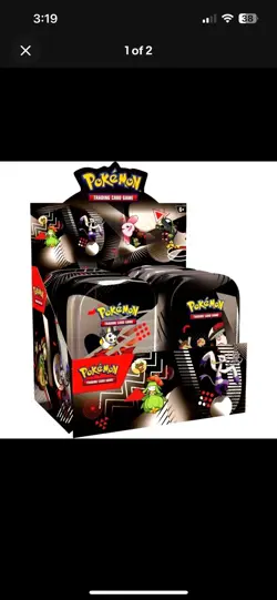 Pokemon TCG SV10.5 Black Bolt & White Flare Unova Mini Tin Display IN HAND - Image 2