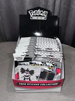 10 Pokemon White Flare Tech Sticker 3 Pack With Display IN HAND Fast Shipping! - Image 1