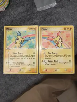 Pokemon Plusle and Minun Hidden Legends 67/101 69/101 Both Near Mint Non Holos - Image 1