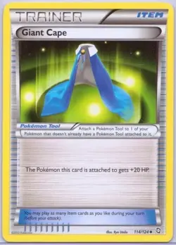 Giant Cape 114/124 - Pokemon Black and White Dragons Exalted Uncommon Trainer - Image 1