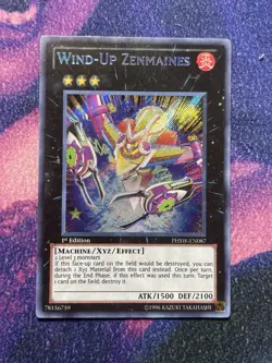 Wind-Up Zenmaines PHSW-EN087 Secret Rare 1st Edition Near Mint Yugioh - Image 1