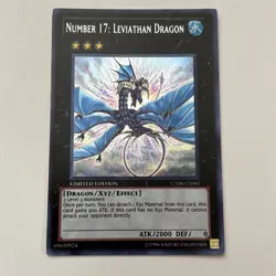 YUGIOH Number 17: Leviathan Dragon CT08-EN001 Secret Rare LP - Image 1