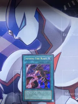 YuGiOh Inferno Fire Blast #SOD-EN042 Unlimited Ultra Rare - Image 1
