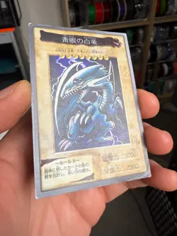 Yugioh Bandai Blue-Eyes White Dragon No.9 Holo Rare Japan 1998-1999 Japanese - Image 2