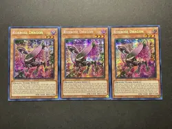 3x Roxrose Dragon | MP22-EN060 | Prismatic Secret Rare | NM | 1st Ed | YuGiOh! - Image 1