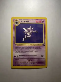 Pokemon TCG Haunter Fossil 21/62 Unlimited NM Regular Non-Holo Card 1999 WOTC - Image 1