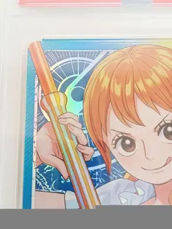 PSA 10 Nami L OP11-041 Parallel A Fist of Divine Speed ONE PIECE Card Japanese - Image 2