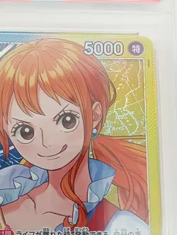 PSA 10 Nami L OP11-041 Parallel A Fist of Divine Speed ONE PIECE Card Japanese - Image 3