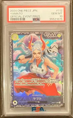 [Used]PSA 10 Yamato OP04-112 SR Flagship Battle Promo - ONE PIECE Card Game 2024 - Image 1