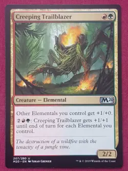 Magic The Gathering 2020 CORE SET M20 CREEPING TRAILBLAZER green/red card MTG - Image 1