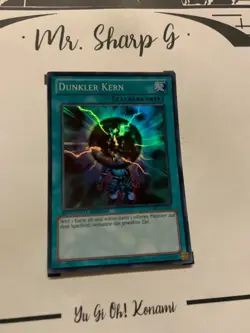 DUNKLER KERN - LIMITIERTE AUFLAGE WGRT-DE070 DEUTSCH Yu-Gi-Oh! CARD SUPER RARE - Image 4