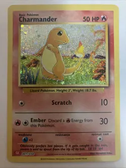 x1 Charmander 001/034 Holo Classic Collection CLC Promo 2023 Pokemon Card - Image 1