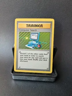 Computer Search 71/102 Base Set Pokemon Card - Rare - LP - Image 1