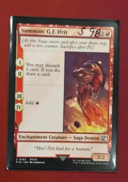 Summon: G.F. Ifrit - 163 - FIN - NM - MTG Magic the Gathering - Image 1