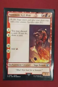 Summon: G.F. Ifrit - 163 - FIN - NM - MTG Magic the Gathering - Image 1
