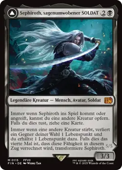MTG Magic the Gathering FINAL FANTASY Sephiroth sagenumwobener Soldat deutsch - Image 1