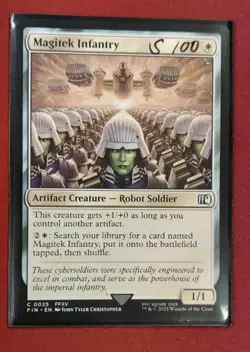 Magitek Infantry #25 (NM) Final Fantasy FIN Magic MTG - Image 1