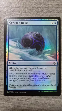 Cryogen Relic (Common Foil) #52 Edge of Eternities MTG NM - Image 1