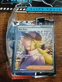 N's Plan SAR 170/ 086 SV11B Black Bolt English Pokemon TCG 2025 Good Condition - Image 1