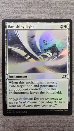 Banishing Light (Common Foil) #6 Edge of Eternities MTG NM - Image 1