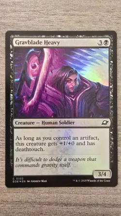 Gravblade Heavy (Common Foil) #102 Edge of Eternities MTG NM - Image 1
