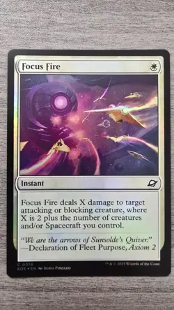 Focus Fire (Common Foil) #18 Edge of Eternities MTG NM - Image 1