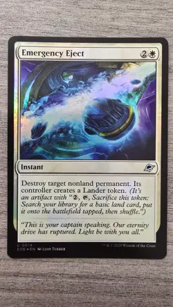 Emergency Eject (Uncommon Foil) #14 Edge of Eternities MTG NM - Image 1