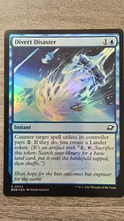 Divert Disaster (Common Foil) #55 Edge of Eternities MTG NM - Image 1