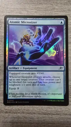 Atomic Microsizer (Uncommon Foil) #47 Edge of Eternities MTG NM - Image 1