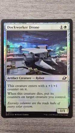 Dockworker Drone (Common Foil) #11 Edge of Eternities MTG NM - Image 1