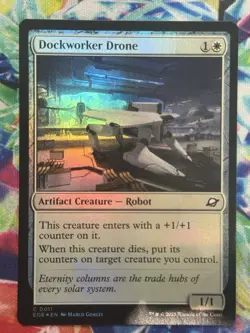Dockworker Drone (Common Foil) #11 Edge of Eternities MTG NM - Image 1