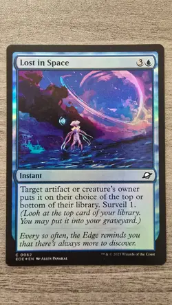 Lost in Space (Common Foil) #62 Edge of Eternities MTG NM - Image 1