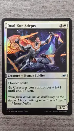 Dual-Sun Adepts (Uncommon Foil) #12 Edge of Eternities MTG NM - Image 1