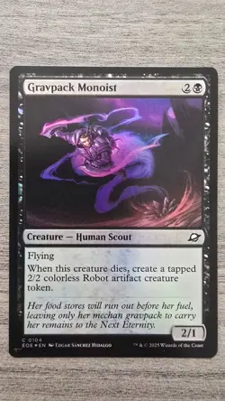 Gravpack Monoist (Common Foil) #104 Edge of Eternities MTG NM - Image 1