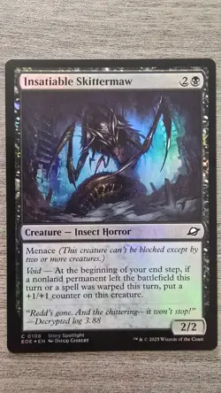 Insatiable Skittermaw (Common Foil) #108 Edge of Eternities MTG NM - Image 1
