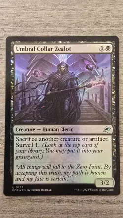 Umbral Collar Zealot (Uncommon Foil) #123 Edge of Eternities MTG NM - Image 1