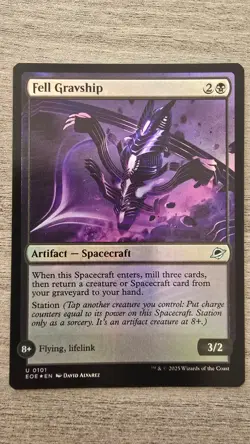 Fell Gravship (Uncommon Foil) #101 Edge of Eternities MTG NM - Image 1