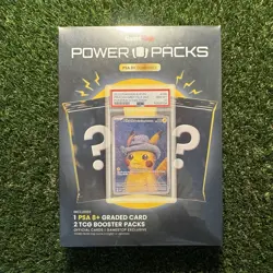 Gamestop Pokemon Power Pack Series 2; PSA 8+ Card & 2 Booster Packs - Image 1