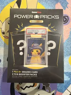 Gamestop Pokemon Power Pack Series 2; PSA 8+ Card & 2 Booster Packs - Image 3