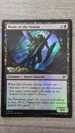 Blade of the Swarm (Uncommon Foil) #90 Edge of Eternities MTG NM - Image 1